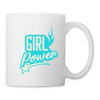 Girl Power Topaz Flame Emblem Design - Mug - white - Right