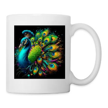 peacock - Mug - white - Right