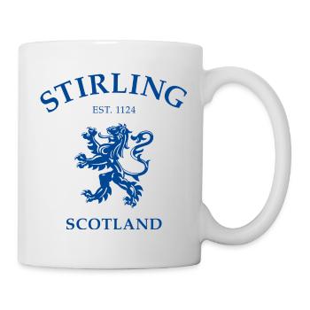 Stirling Scotland - Tasse - Weiß - Rechts