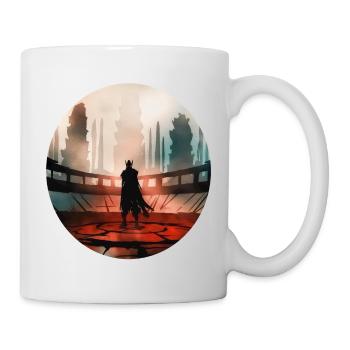 Red Wasteland Guardian - Mug - white - Right