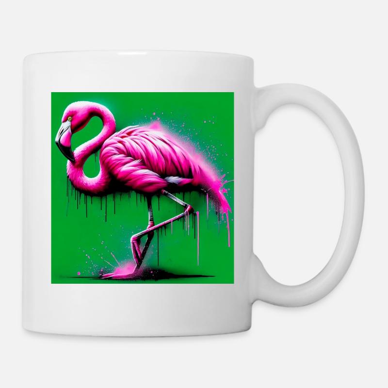 Flamingo - Tasse - Weiß