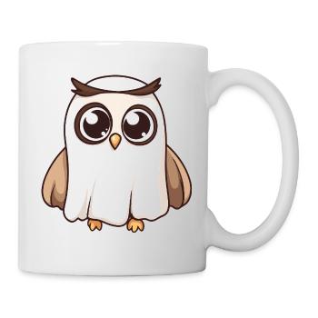 Owl Halloween Ghost - Mug - white - Right