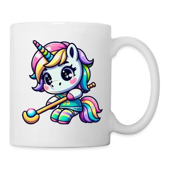 Unicorn 35 Kawaii Rainbow Magic Chibi Style - Mug - white - Right