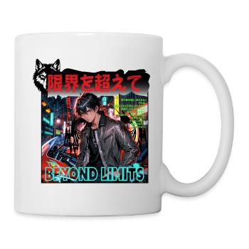 Tokyo Cyber Rider "Beyond Limit"Anime Style - Tasse - Weiß - Rechts
