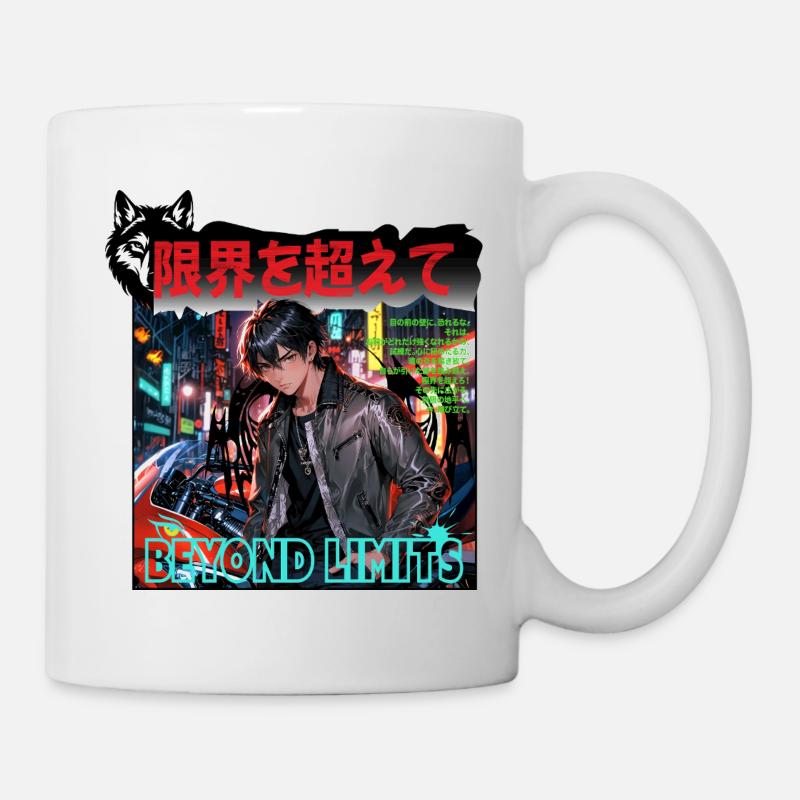 Tokyo Cyber Rider "Beyond Limit"Anime Style - Mug - white