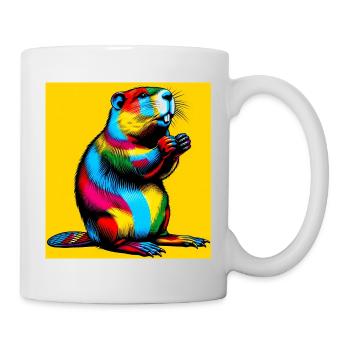 Bieber - Tasse - Weiß - Rechts