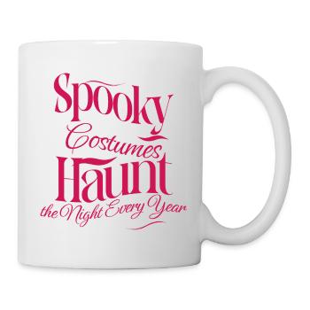 Spooky Costumes - Für die Halloween Nacht - Tasse - Weiß - Rechts