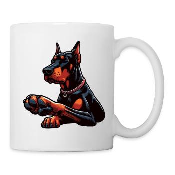 Doberman Doberman Propriétaire Doberman Lovers - Mug blanc - blanc - Droite