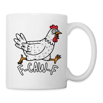 F-CAW-F Poulet - Mug blanc - blanc - Droite