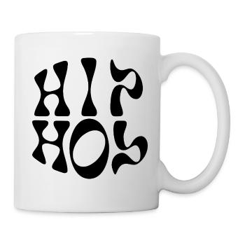 Hip Hop liquid wavy logo - Mug - white - Right