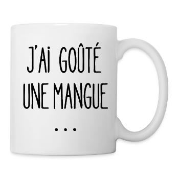 I tasted a mango - Mug - white - Right
