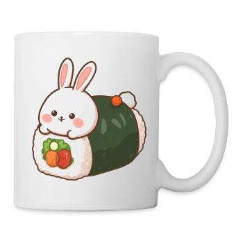 Panda Sushi – Peinture à l’huile style anime - Mug blanc - blanc - Droite