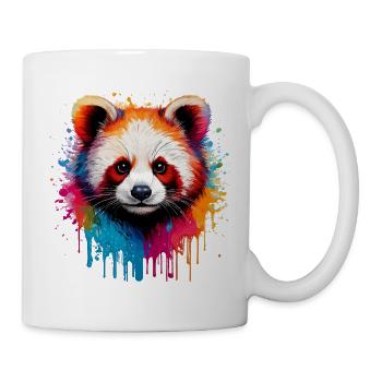 Panda Watercolor Explosion - Mug - white - Right