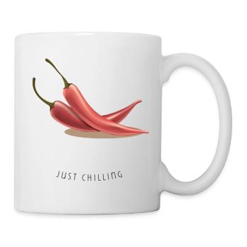 Chili Chillin’ – Lustiges Urlaubsmotiv - Tasse - Weiß - Rechts