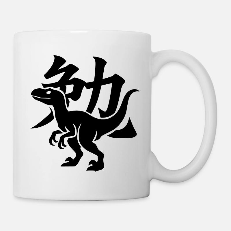 Raptor Kanji Ben - Tasse - Weiß