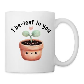 Tiny Sprout Heart Plant - Mug - white - Right