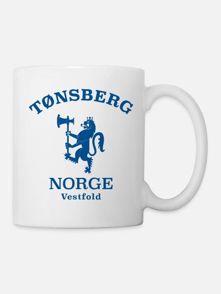 Tonsberg Norge Norwegen - Tasse - Weiß