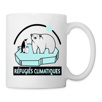 Réfugiés climatiques - Mug blanc - blanc - Droite