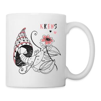Sternzeichen Krebs - Tasse - Weiß - Rechts