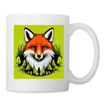 Renard - Mug blanc - blanc - Droite