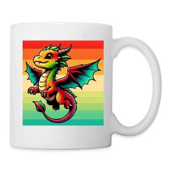 dragon - Mug blanc - blanc - Droite