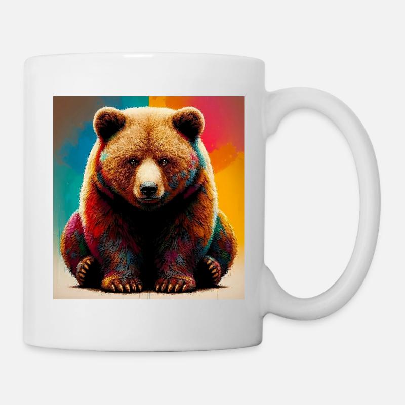 Bär - Tasse - Weiß