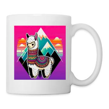 Alpaka - Tasse - Weiß - Rechts