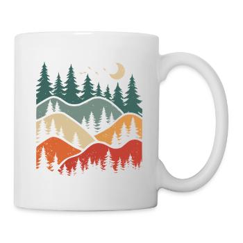 Forêt Paysage Nature Arbres Amoureux de la Nature - Mug blanc - blanc - Droite