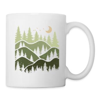 Forêt Paysage Nature Arbres Amoureux de la Nature - Mug blanc - blanc - Droite