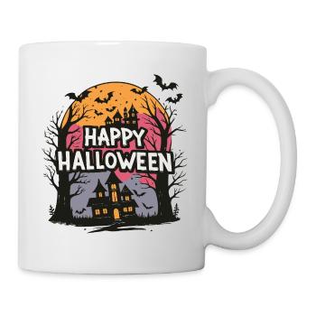Halloween Fantaisie Hantée - Mug blanc - blanc - Droite