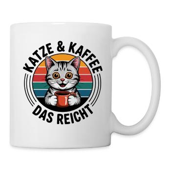 Coffee Hangover Retro Circle - Mug - white - Right