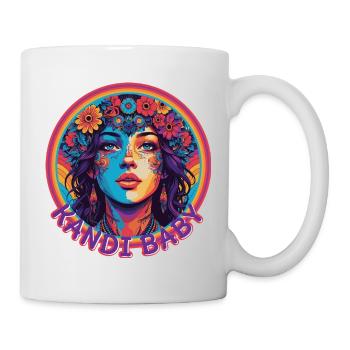 Kandi Baby EDM Psychedelic Trance Festival - Mug - white - Right