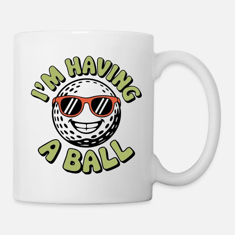 Je m'amuse beaucoup - Mug blanc - blanc