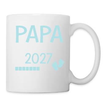 Papa en 2027 Cadeau Futur père - Mug blanc - blanc - Droite