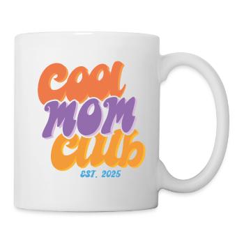 Coole Mama Club 2025 - Cool Mom Club 2025 - Tasse - Weiß - Rechts