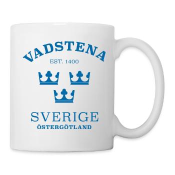 Vadstena, Sverige, Suède - Mug blanc - blanc - Droite