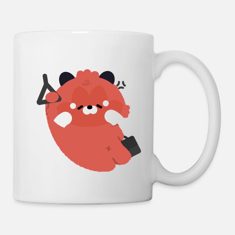 Tirede Roter Panda - Tasse - Weiß
