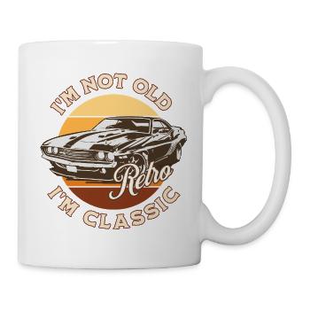 Je ne suis pas vieux, je suis classique - Mug blanc - blanc - Droite