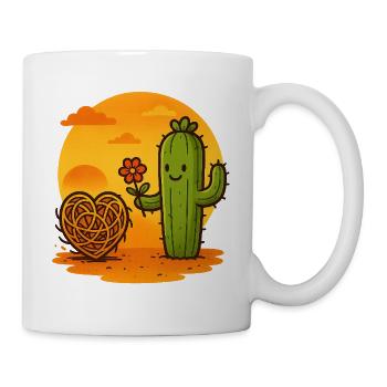 L’amour dans les endroits les plus arides - Mug blanc - blanc - Droite