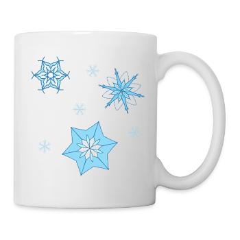 Winter stars - Mug - white - Right