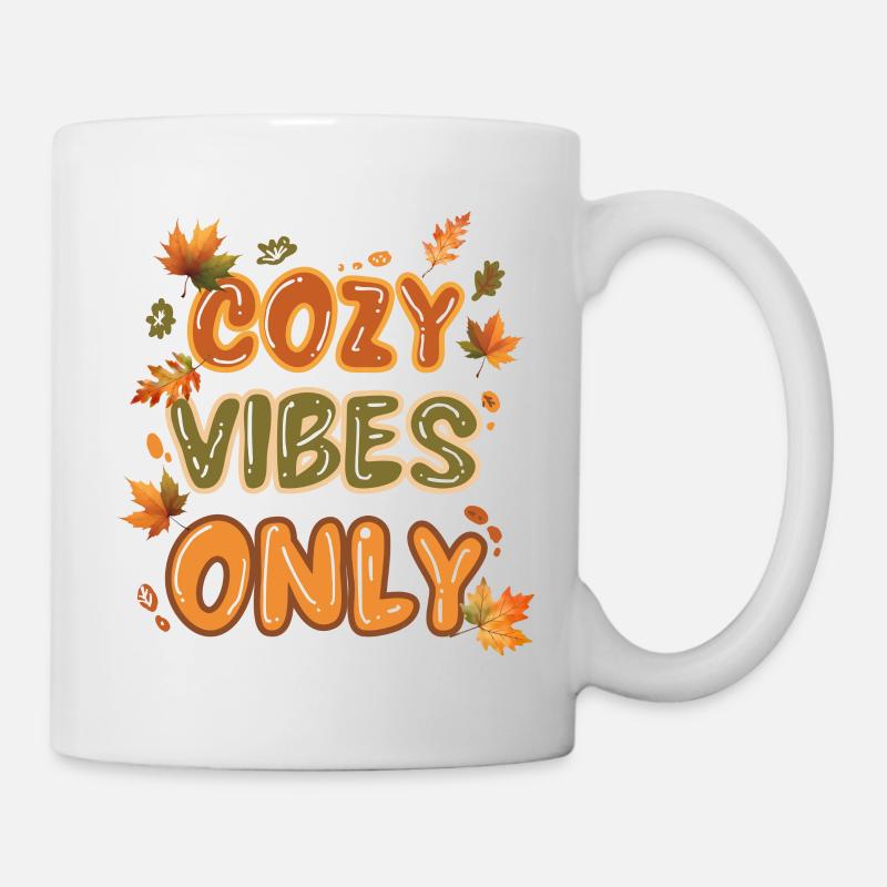 Ambiance chaleureuse à l’automne - Mug blanc - blanc