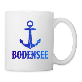 Anker Bodensee Urlaub Schiff - Tasse - Weiß - Rechts