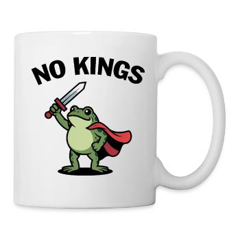 Portland Resistance Frog - T-Shirt de protestation États-Unis - Mug blanc - blanc - Droite