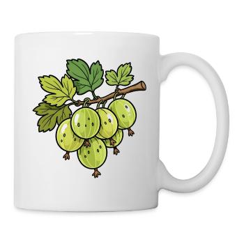 Gooseberries Branch Illustration - Mug - white - Right