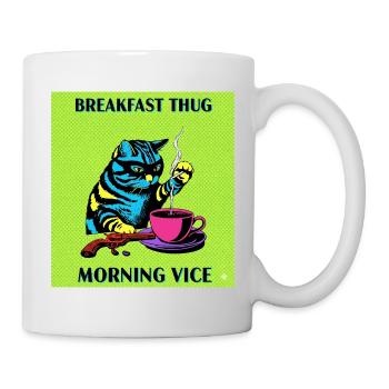 Breakfast Thug Morning Vice - Mug - white - Right