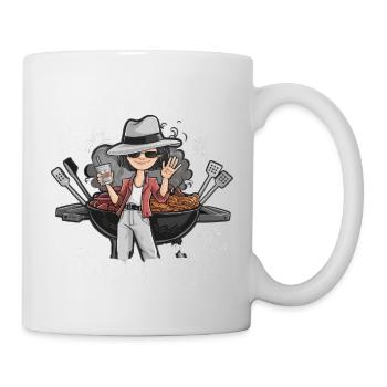 Vatertagsgeschenk Barbecue Master Grill - Tasse - Weiß - Rechts