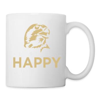 Falknerei Falkner Falknerin Beizjagd Greifvogel - Tasse - Weiß - Rechts