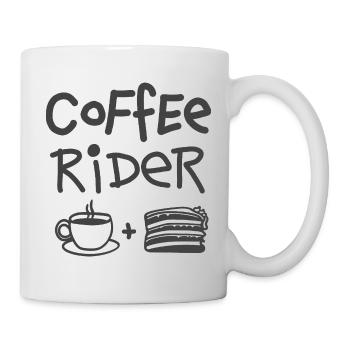 Coffee Rider Coffee Ride Radsport Kaffee Rennrad - Tasse - Weiß - Rechts