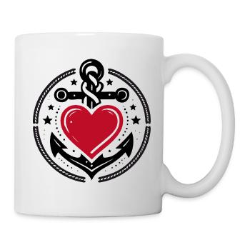 Glaube Liebe Hoffnung - Tasse - Weiß - Rechts