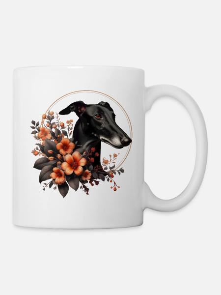 Galgo Blackbeauty Nr02 - Tasse - Weiß